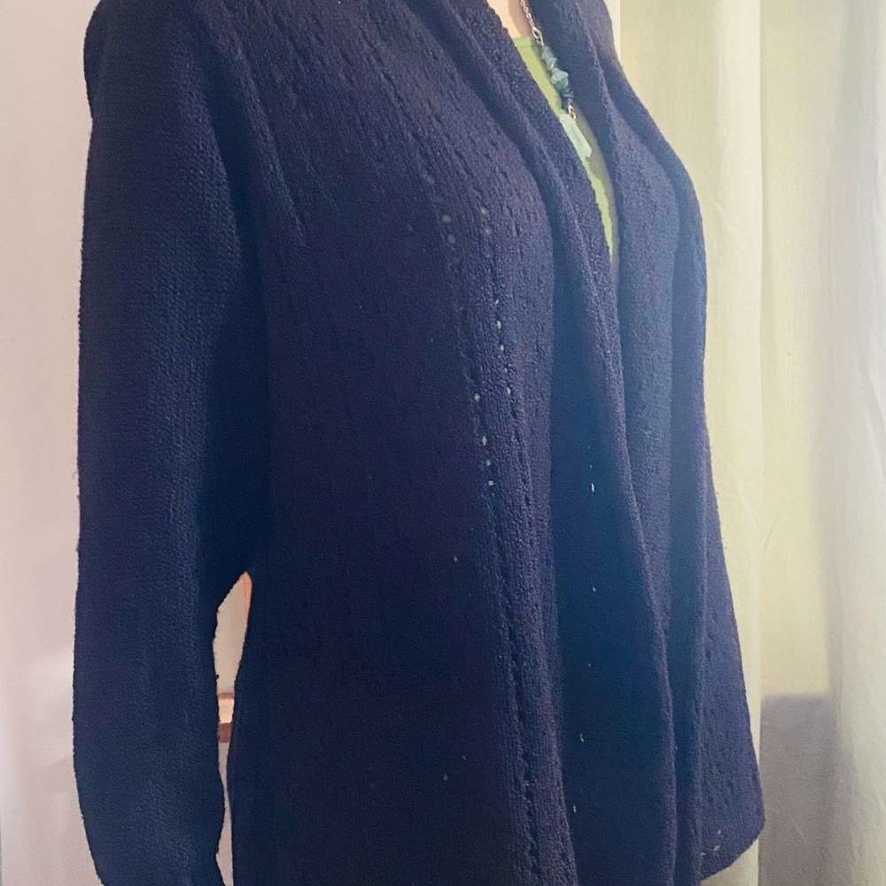 Cardigan open front sweater